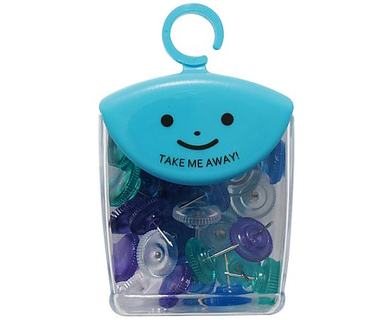 ミツヤ カラー画鋲マリンカラー 30本×5箱入 TM-6-M 1ケース（ご注文単位1ケース）【直送品】