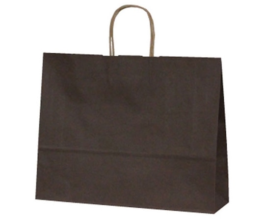 ベルベ 紙袋 自動紐手提袋 T-Y カラー(カカオ) 200枚 1542 1ケース（ご注文単位1ケース）【直送品】