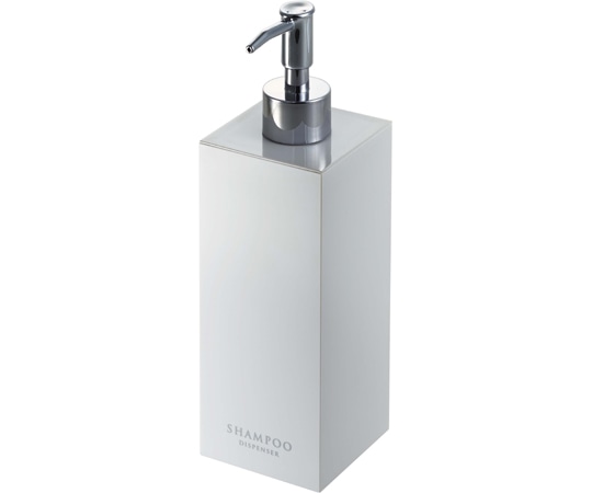 山崎実業 ツーウェイディスペンサー ミスト スクエア シャンプー ホワイト 7890 1個（ご注文単位1個）【直送品】