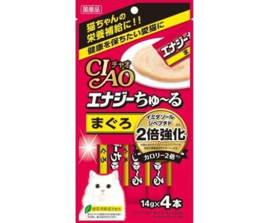 いなばペットフード CIAO エナジーちゅ~る まぐろ 14g×4本 SC-161 1個（ご注文単位1個）【直送品】