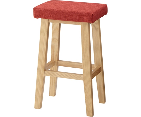 東谷 バンビ ハイスツール レッド CL-789CRD 1個（ご注文単位1個）【直送品】
