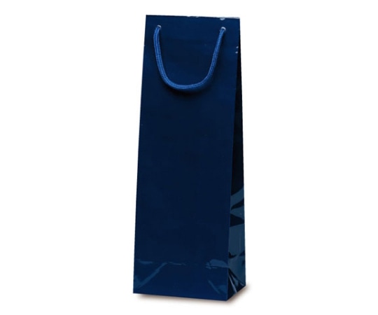 ベルベ 紙袋 スリムバック ネイビー 100枚 1527 1ケース（ご注文単位1ケース）【直送品】