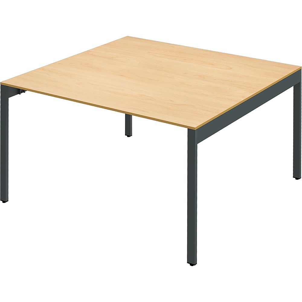 Y2K スリムフリーアドレスデスク1212 ナチュラル 1個(ご注文単位1個)【直送品】