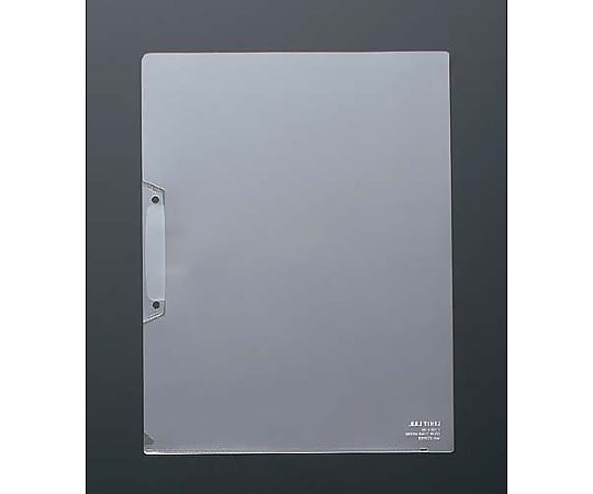 LIHITLAB クリヤーホルダーストッパー付きA4縦 乳白 5枚 F120-1x5 1パック(ご注文単位1パック)【直送品】
