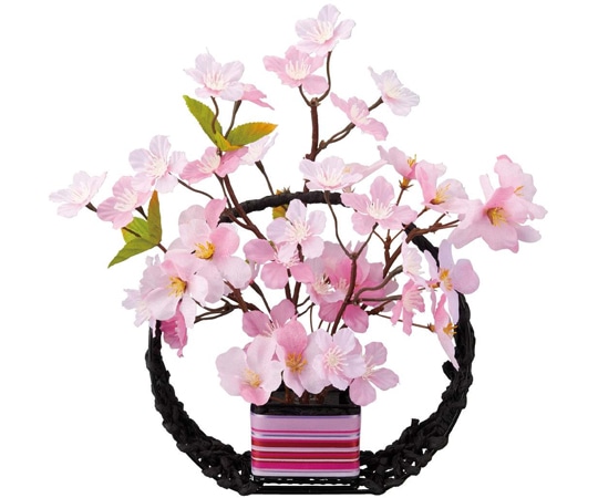 アズワン 山桜満月アレンジ 33-5-4-1 1個(ご注文単位1個)【直送品】