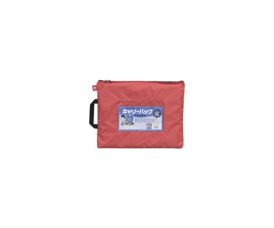 ミワックス キャリーバッグ B4 マチ無 レッド CB-500-R 1個(ご注文単位1個)【直送品】