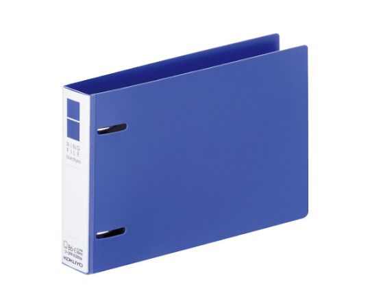 コクヨ リングファイル<スリム>B6E・220青 フ-URF438NB 1冊（ご注文単位1冊）【直送品】