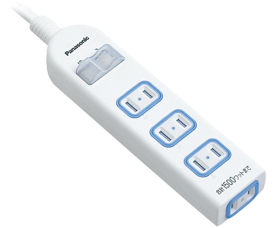 パナソニック ザ・タップX 4コ口 2m 一括防水スイッチ WHA25242WKP 1個(ご注文単位1個)【直送品】