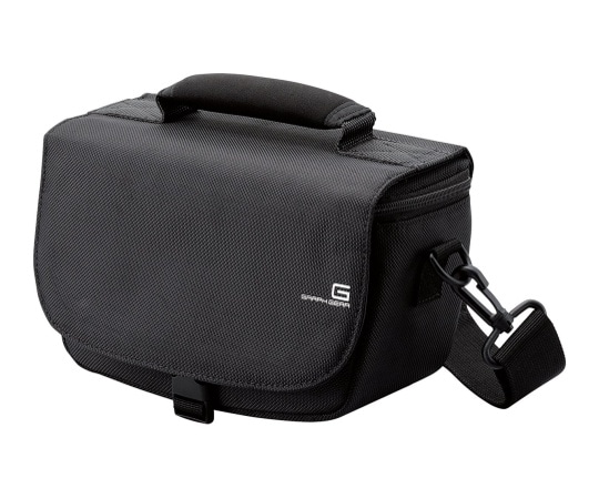 エレコム ミラーレス一眼カメラ用バッグ ブラック DGB-S017BK 1個（ご注文単位1個）【直送品】