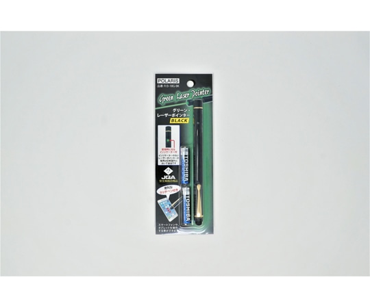 リッチボンド ポラリス グリーンレーザーポインター タッチペン付き ブラック RB-18G-BK 1本(ご注文単位1本)【直送品】