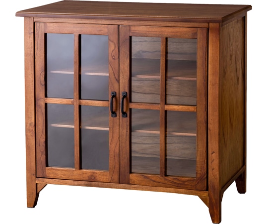 東谷 ティンバー キャビネット ブラウン PM-318 1個（ご注文単位1個）【直送品】