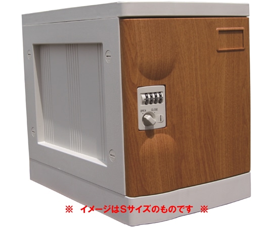 宮成製作所 プラボックス Lサイズ ダイヤル錠 木目 ベース付 PB-DLW1 1台(ご注文単位1台)【直送品】