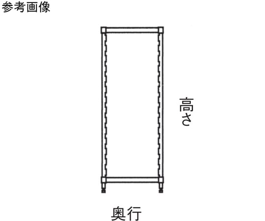 CAMBRO(キャンブロ) キャンブロ カムシェルビングR エレメンツシリーズ 固定式用ポストキット 360×H1630mm EPK1464 1セット（ご注文単位1セット）【直送品】
