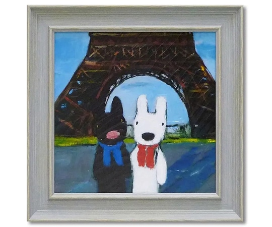 ユーパワー リサとガスパール アートフレーム Mサイズ｢エッフェル塔｣ GL-05805 1個（ご注文単位1個）【直送品】