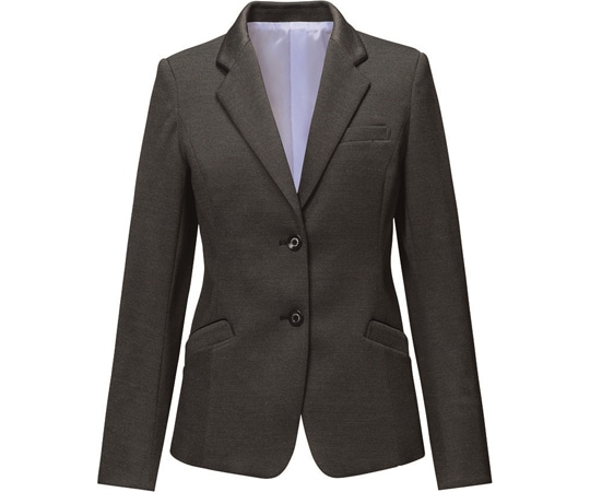 カーシーカシマ ENJOY ジャケット BEST SUPPORT KNIT チャコールグレー 9号 EAJ855 1枚（ご注文単位1枚）【直送品】