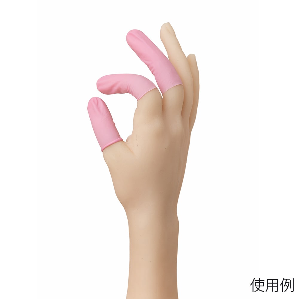 中部物産貿易 天然ゴム製指サック NR ピンクフィンガーコット S 1440本入  1袋(ご注文単位1袋)【直送品】