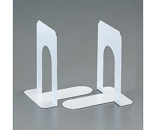 エスコ 140x185x192mm ブックエンド(ライトグレー/2枚) EA954TE-15 1組(ご注文単位1組)【直送品】