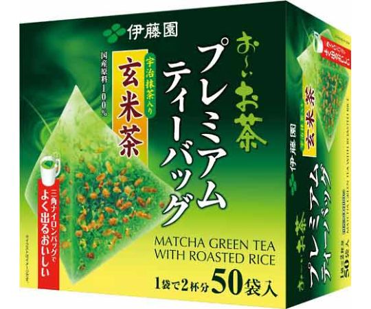 伊藤園 プレミアムティーバッグ 宇治抹茶入り玄米茶 1箱(50袋入) 64315 1箱※軽（ご注文単位1箱）【直送品】