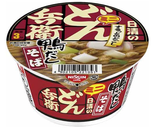 日清食品 日清のどん兵衛 鴨だしそばミニ 12個 22149 1箱※軽（ご注文単位1箱）【直送品】