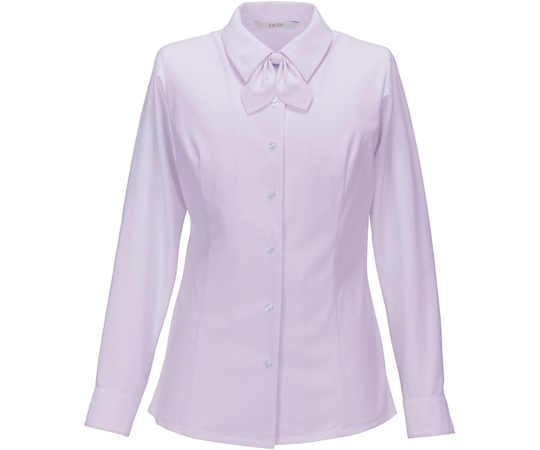 カーシーカシマ ENJOY シャツブラウス TRICOT CORD KNIT パープル 13号 EWB872 1枚(ご注文単位1枚)【直送品】