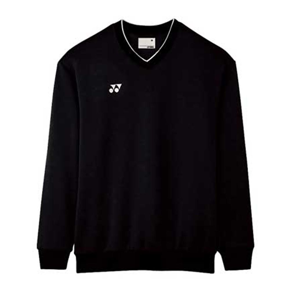 YONEX(トンボ) トレーナー ブラック M(身丈66cm) CY750-09 M 1枚（ご注文単位1枚）【直送品】