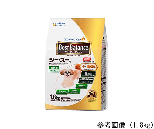 ユニ・チャーム ベストバランス カリカリ仕立て シー・ズー用 成犬用 1.8kg  1個（ご注文単位1個）【直送品】
