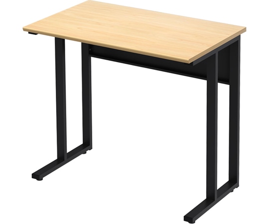 Y2K コンパクトデスク800 天板:ナチュラル/脚:ブラック  1台(ご注文単位1台)【直送品】