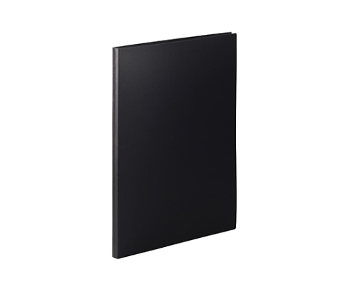 LIHITLAB AQUA DROPs クリヤーブック<ポケット交換タイプ> 24黒 N-5045 N5045-24 1冊(ご注文単位1冊)【直送品】