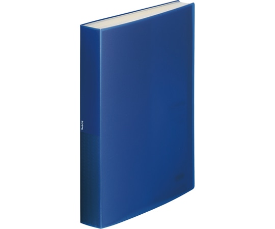 LIHITLAB SOERU クリヤーブック A4S型 ポケット80枚 ネイビー N8104-11 1冊(ご注文単位1冊)【直送品】