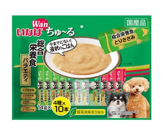 いなばペットフード いなば ちゅ~る 総合栄養食バラエティ14g×40本 DS-163 1個（ご注文単位1個）【直送品】