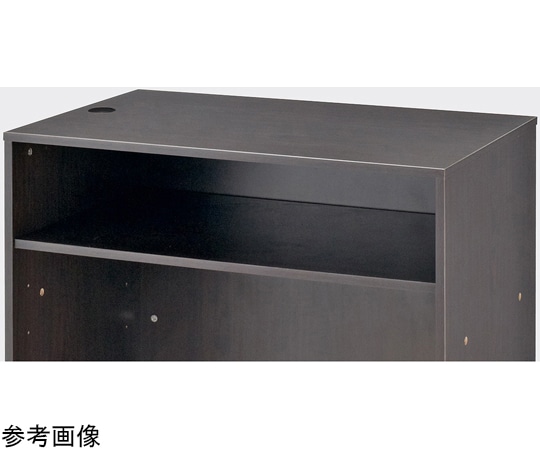 アズワン 中間棚 W90cm H100cmカウンター用 ダークブラウン 61-427-48-3 1枚（ご注文単位1枚）【直送品】