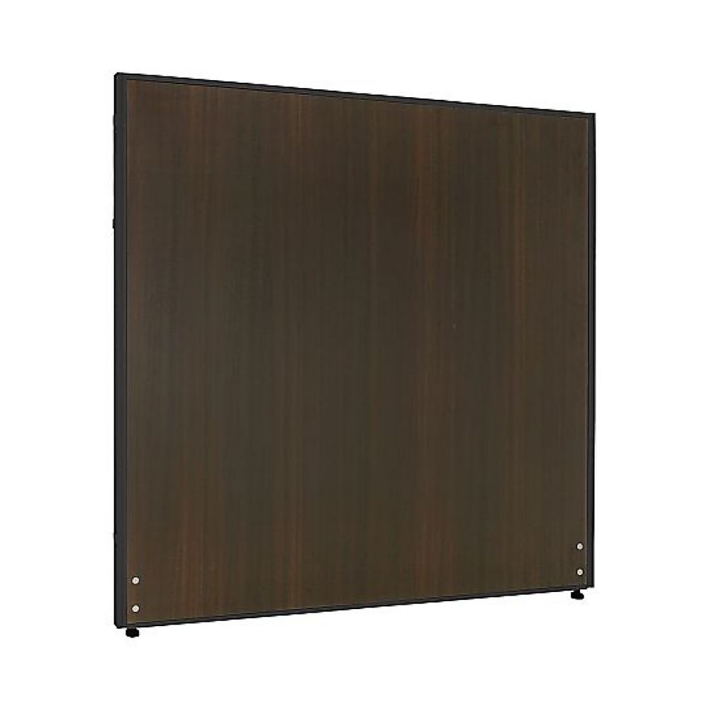 カグクロ 木目調ローパーテーション(BK)ダークブラウン H1200×W1200mm PW1212-B-DB 1台(ご注文単位1台)【直送品】