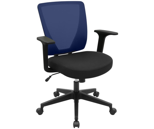 カグクロ メッシュチェアBR(肘付)ブルー(ブリーザ) BR-1683-A-BL 1個(ご注文単位1個)【直送品】