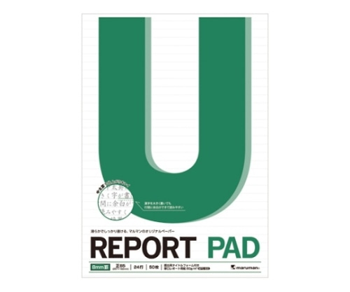 マルマン レポートパッド B5 50枚 8mm罫 P152A 1冊(ご注文単位1冊)【直送品】