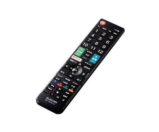 エレコム かんたんTVリモコン第2弾 東芝・レグザ用 ブラック ERC-TV02BK-TO 1個（ご注文単位1個）【直送品】