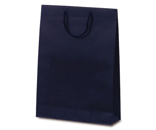 ベルベ 紙袋 手提袋 T-8 カラークラフト ネイビー 100枚 1033 1ケース（ご注文単位1ケース）【直送品】