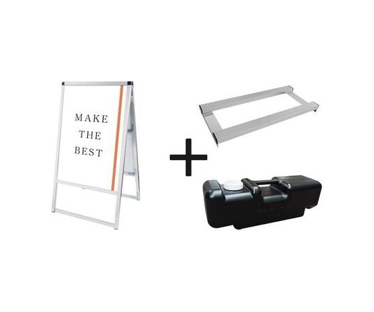 常磐精工 バリウススタンド看板 A1両面 ウエイトアーム・水タンクセット VASKAC-A1R-3SET 1個（ご注文単位1個）【直送品】