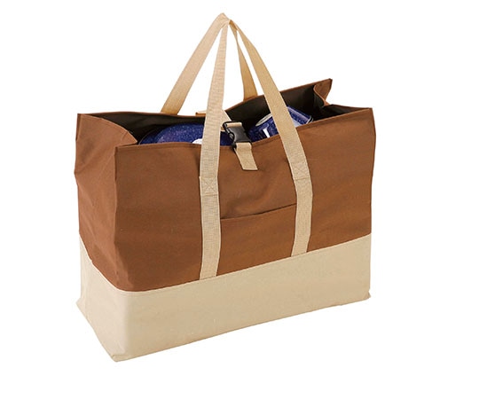 CAPTAIN STAG 大型収納トートバッグ M ブラウン M-1681 1個(ご注文単位1個)【直送品】