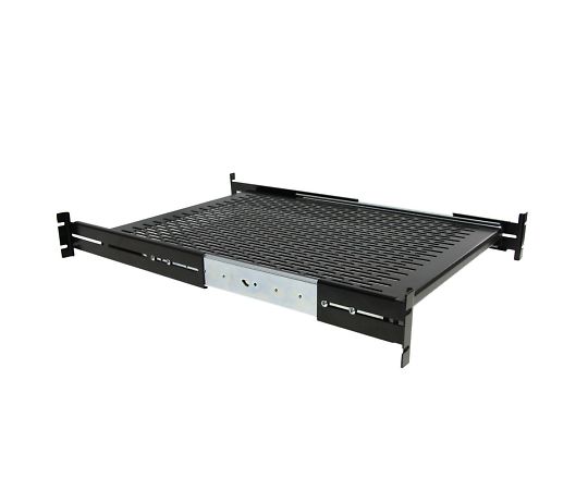 StarTech.com 2U放熱スリット付きスライド式サーバーラック用棚板/取付奥行508~762mm/耐荷重22.7kg/標準型19インチラック対応/スライドロック機能付/幅610mm UNISLDSHF19 1個(ご注文単位1個)【直送品】