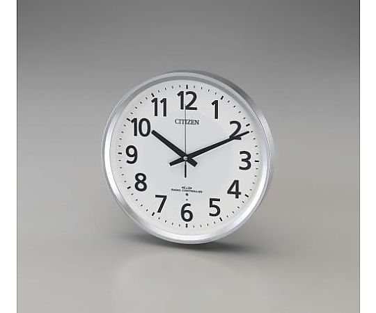 エスコ φ320mm [電波]掛時計 EA798CB-77 1個(ご注文単位1個)【直送品】