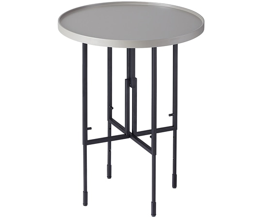 ストア・エキスプレス 高さ調整機能付き円形ディスプレイテーブル 直径60cm 61-777-6-2 1台（ご注文単位1台）【直送品】