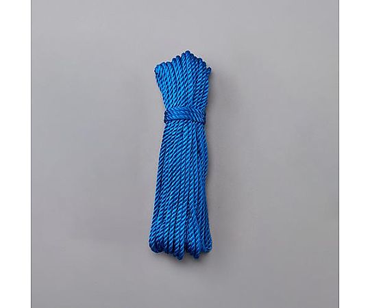 アズワン 5.0mmx 10m PPロープ(青) EA628PR-26 1本(ご注文単位1本)【直送品】