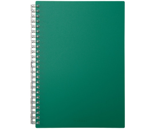 LIHITLAB Mutual オープンリングノート A5 ディープグリーン N2673-7 1冊(ご注文単位1冊)【直送品】