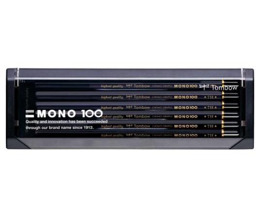 トンボ鉛筆 鉛筆 モノ100 7H 1ダース(12本入) MONO-1007H 1ダース（ご注文単位1ダース）【直送品】