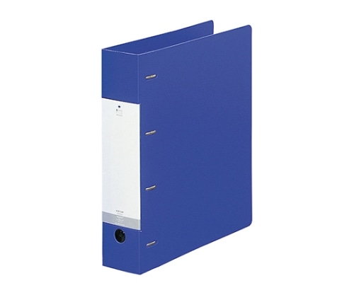 LIHITLAB リクエスト D型リングファイル 8青 G1280 G1280-8 1冊(ご注文単位1冊)【直送品】
