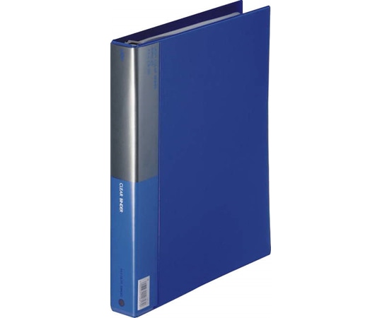 ライオン事務器 クリアーバインダー 青 CB-531 1冊(ご注文単位1冊)【直送品】