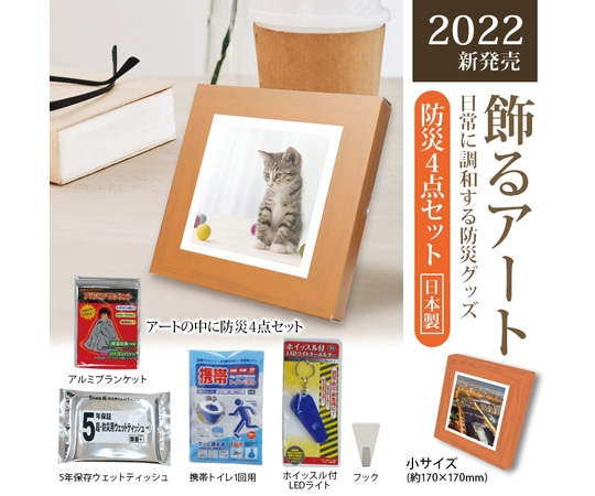 ブレイン 飾るアート防災4点セット+アートポスター14種セット BR-ATT300 1セット（ご注文単位1セット）【直送品】