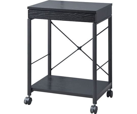 東谷 デスクワゴン ブラック END-330BK 1個(ご注文単位1個)【直送品】