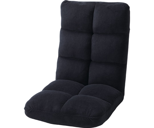 東谷 もこもこリクライナー ブラック FKC-006BK 1個（ご注文単位1個）【直送品】