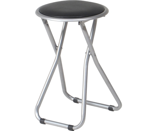 不二貿易 パイプ折りたたみイス FB-02BK(1010BK) 1セット(6個入) 88624 1セット（ご注文単位1セット）【直送品】